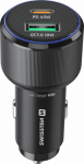 Swissten Car Charger USB-C PD / USB 63W
