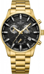Giewont Chronograph Sapphire Men&rsquo;s Watch GW4580-B4 / gold/black