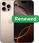 Post-lease smartphone Apple Grade C | iPhone 16 Pro Max | 6.9'' OLED | 5G | 256GB | Desert Titanium | iOS