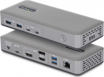 StarTech.com 3X MONITOR USB-C DOCK 100W PD, TRIPLE-MONITOR DP/HDMI 4K60