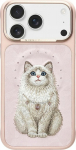 Nimmy Case Nimmy Lucky Fashion Cat MagSafe do iPhone 17 Pro pink