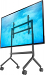 North Bayou P100 - A solid mobile stand for interactive whiteboards, multimedia screens and TVs. 65&quot,-90&quot