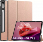 Pouch tablet 4kom.pl Smart Case cover for Lenovo Tab P12 12.7'' TB370 TB370FU 2023, pink