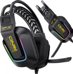 Headphones Onikuma ONIKUMA X13 Over-ear gaming headphones RGB : Color - czarny