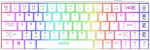 AQIRYS Keyboard AQIRYS Mechanical Keyboard 65%/68 keys Dual Mode: Wirelles&BT+Wired MIRA 2.0 white