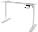 Reguleeritava laua jalad Leitz Ergo SitStand Table Frame, valge, 4 m&auml;lukohta, USB-A/USB-C laadimispesa