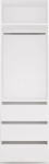 TOP E SHOP OPENO 1W1P3S WHITE Wardrobe &ndash; Modular Wardrobe with Clothes Rail and 3 Drawers