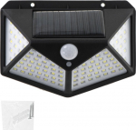 RoGer Solar Lamp with halogen 100 LED motion sensor