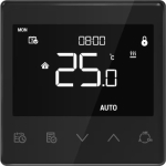 Fibaro Nice Connected Thermostat for Electric Heating | WARM-CONTROL E | Black