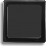 DEMCiflex Staubfilter 80mm, square - schwarz/schwarz