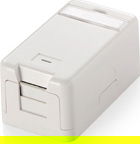 Equip Aufputzdose 1-Port Keystone unshielded white polybag