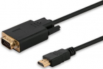Savio CL-103 video cable adapter 1.8 m HDMI Type A (Standard) VGA (D-Sub) Black