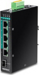 TRENDNET 6PORT HARDENED INDUST GIGABIT, POE+ LAYER 2 MND DIN-RAIL SWITCH