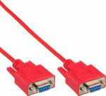 InLine DB-9 - DB-9, 2m, Czerwony (12222B)