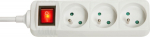 LINDY Socket strip with switch 3-Fach FR