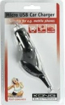 Konig K&ouml;nig Micro USB spiraaljuhtmega autolaadija 12-24V