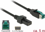 Delock Powered USB-Kabel - USB PlusPower (12 V)