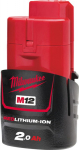 Milwaukee Akumulator M12 B2 12V 2Ah (4932430064)