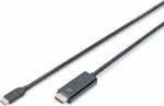 Digitus Kabel USB Type-C/HDMI M/M USB 3.1 Gen.2 SuperSpeed+ 4K/60Hz 18Gbps 5m czarny