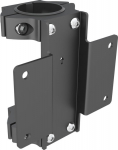 Multibrackets M Pro - Mounting component (clamp bracket for rod) - steel - svart