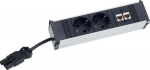 Bachmann CONI - Steckdosenleiste - Wechselstrom 230 V - Eingabe, Eingang GST18i3 - output terminals: 3 (French / UTE)