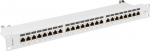 Lanberg Patch Panel 24 port 1U 19" kat.7 FTP shielded gray - Patch Panel 19"/1U kat.7 , Shielded, 24 ports, szary