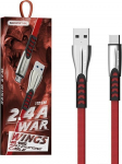 Kabel USB Somostel USB-A - USB-C 1 m Czerwony (25703)