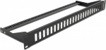 Delock Patchpanel (Blanking Panel) - Rack mountable - Schwarz - 1U - 48.3 cm (19")