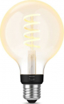 Philips Hue - filament smart bulb, White ambiance Filament Globe, E27, 12.5 cm