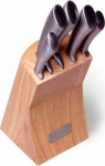 Kamille Knife Set 5 pieces in a wooden block Kamille KM-5130