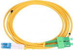 Extralink Patch Cord SC/APC-LC/UPC, Single Mode, Duplex, G652D, 3mm, 20m