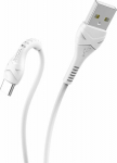 Kabel USB Hoco USB-A - USB-C 1 m White (6931474710512)