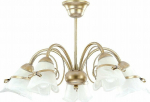 Luminex Hanging lamp overhang Luminex 5x60W E14 gold 0073. Bulbs not included