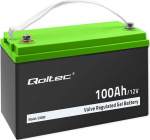 Qoltec Gel battery | 12V | 100Ah | GEL