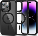 Tech-Protect Magmat Magsafe iPhone 15 Pro Clear czarny