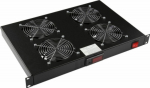 Lanview 4 FANS, DIGITAL THERMOSTAT, RACK MOUNT FAN MODULE 1U