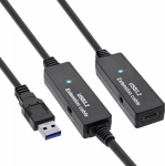 InLine InLine&reg; USB 3.2 Gen.1 active extension, USB-A male to USB-C female, 10m