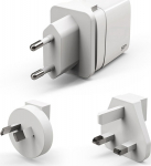 Silicon Power reisiadapter USB/USB-C QM16 20W, valge