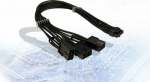 Inter-Tech Adapter GPU-02 (12pin) auf 3x8pin PCIe, 34cm