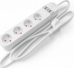 Listwa zasilająca Tesla 4 jack 2 m White (TSL-SPL-SPS300)