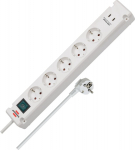 Brennenstuhl Bremounta USB-C 5-white power strip with switch - Steckdosenleiste