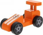 Trefl TREFL Wooden toy.Racing car ORANGE 61696