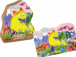 LeanToys Puzzle Dinosaur Volcano 48 Elements