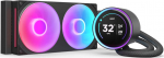 NZXT Kraken Elite 240 RGB cooling system 1-pack Sort 2 x 120 mm