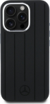 Mercedes-Benz Mercedes Liquid Silicon Stripes and Pattern MagSafe Case for Apple iPhone 16 Pro