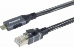 Kabel USB PremiumCord USB-C - RJ-45 1 m Gold (ku31net1)