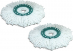 Leifheit Clean Twist Disc Mop Replacement Mop Heads 2pcs