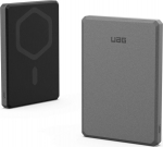 Urban Armor Gear UAG SRGE - Induktive Power Bank - d&uuml;nn - 5000 mAh - 18 Wh - 20 Watt - 3 A (USB-C)