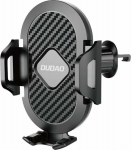 Smartphone holder Dudao F2+ on the air supply grille, clamping - czarny