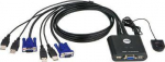 ATE Aten 2-Port USB VGA Cable KVM Switch with Remote Port Selector | Aten | KVM Cable KVM Switches CS22U Search Product or keyword 2-Port USB VGA Cable KVM Switch with Remote Port Selector